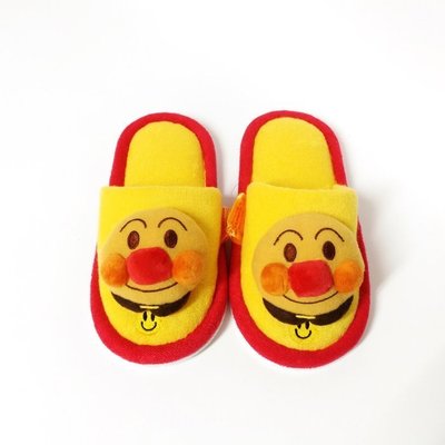 ❃小太陽的微笑❃日本 麵包超人室內拖-立體造型黃色 14~16cm 室內拖鞋