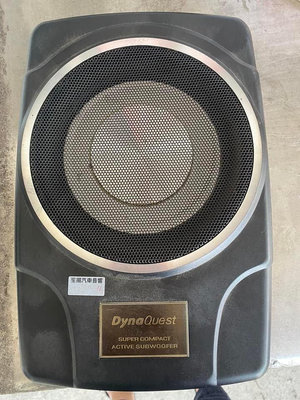 售二手 DynaQuest - DQC-800i 超薄型重低音喇叭不佔空間車內效果佳