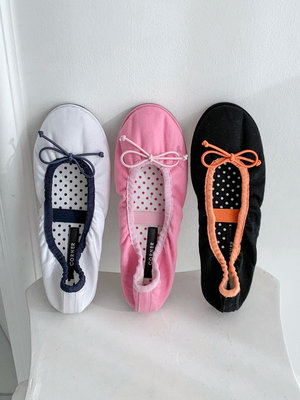 蝴蝶結鬆緊帶點點底娃娃鞋 #230 🇰🇷韓國連線