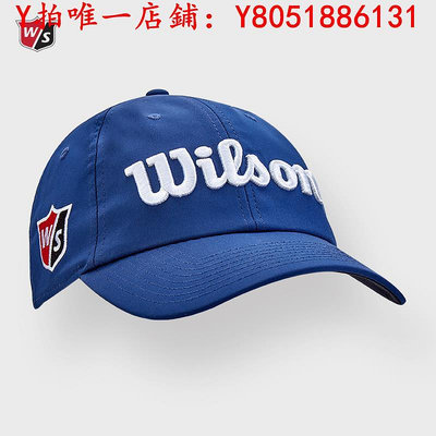 棒球帽Wilson威爾勝官方男士高爾夫球帽運動透氣舒適可調節鴨舌帽棒球帽鴨舌帽