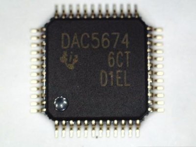 DAC5674IPHP DAC5674 TI 4 位元數位類比轉換器 48-HTQFP (7x7)