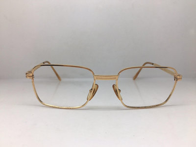 中古六七十年代法國產Morel 14K金色包金眼鏡架