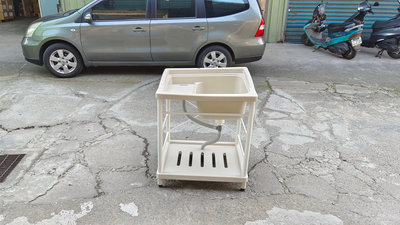 【安鑫】新式大型塑鋼洗衣槽 工作台水槽 流理台 洗衣水槽【A2615】