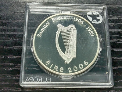 【二手】 愛爾蘭2006年 戲劇家薩米爾貝克誕生百年10歐元精制紀念1855 錢幣 紙幣 硬幣【經典錢幣】