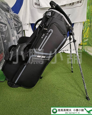 [小鷹小舖] Dunlop XXIO Golf GGC-21105i 高爾夫球桿袋 腳架袋 五分隔 合成皮革 頂部握把設計 底部穩定 可直立 附原廠帽套(透明)