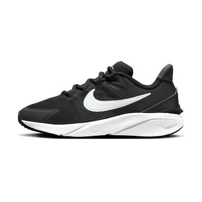 Nike Star Runner 4 NN GS 大童 黑白 基本款 休閒鞋 DX7615-001 尺寸:3.5Y-7Y