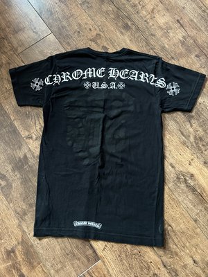 Chrome hearts 黑色短袖T恤 2