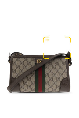 預購 全新正品 Gucci 752581 咖啡色 OPHIDIA 新款 郵差包 GG Supreme PVC防水布