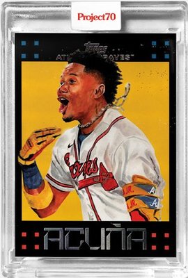 Topps Project70 - 2007 Ronald Acuna Jr. by Jacob Rochester