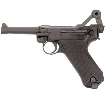 《武動視界》現貨 KWC KCB41 P08 4吋 魯格 滑套可動 黑色 CO2手槍 (二戰德軍軍官配槍)