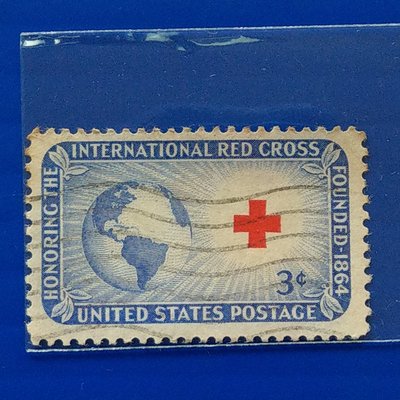 【大三元】美洲舊票-美國1952年國際紅十字會郵票 -1全1套(56美825)