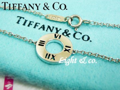 【Light &amp; co.】專櫃真品已送洗 Tiffany &amp; Co 925 純銀 ATLAS系列 羅馬 數字 手鍊 新款