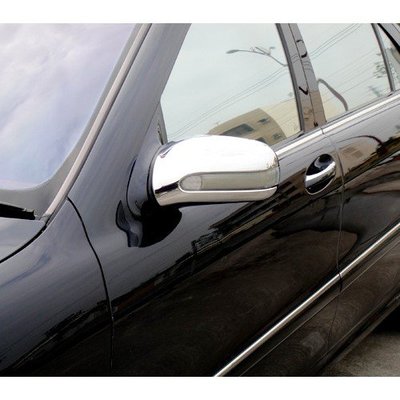 【JR佳睿精品】1999-2004 Benz 賓士 CL500 CL600 CL W215 鍍鉻後照鏡蓋 改裝照後鏡蓋