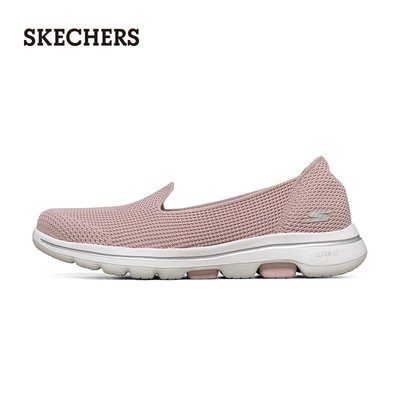 100％原廠Skechers斯凱奇年新款夏季女GOWALK輕便一腳蹬健步鞋