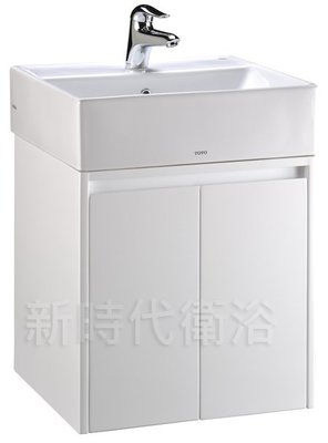 [ 新時代衛浴 ] TOTO-L710CGU臉盆搭配浴櫃，發泡板鋼琴烤漆浴櫃，高品質710A