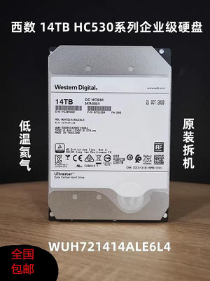 WD/西部數據 WUH721414ALE6L4 14t企業級氦氣硬碟監控安防