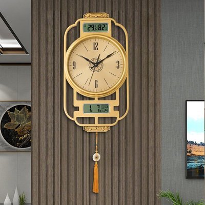 鐘表輕奢掛鐘客廳家用創意大氣簡約時鐘掛墻歐式石英鐘掛鐘客廳超夯 正品 現貨