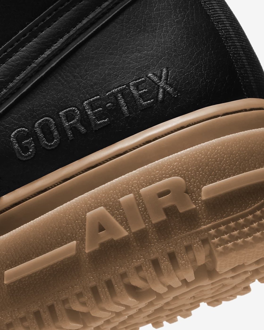 R'代購Nike Air Force 1 Boot Gore-Tex GTX 黑膠AF1 防水CT2815-001