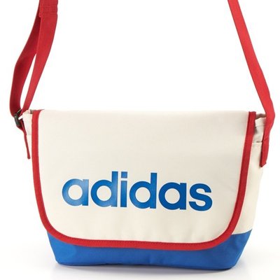 【Mr.Japan】日本限定 adidas 愛迪達 手提 肩背 側背包 小包 休閒 亮色 包包 包 白x藍字 預購款