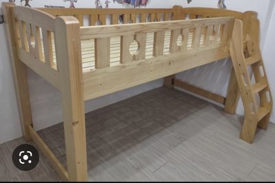 麗兒堡  兒童松木實木床  半高床架/高架床/單人床  松木實木床