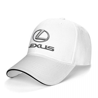 Lexus Logo 現貨印花帽子男女防晒棒球帽 休閒潮高爾夫球帽 夏天運動釣魚帽 戶外四季可調整鴨舌帽