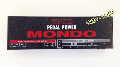 全新 Voodoo LAB  Pedal Power MONDO  效果器 電源供應器  總共提供12個輸出  6個9V