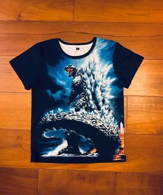 美版 潮T 終焉 哥吉拉 2004 最後戰役 短T T恤 衣 紅蓮 千禧 怪獸之王 非 基多拉 黑多拉 摩斯拉