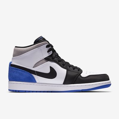 全新正品Air Jordan 1 Mid SE Game Royal 白藍小UNION 閃電配色852542