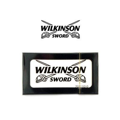 英國 WILKINSON SWORD 威爾金森 傳統雙面安全刮鬍刀片（5片入 / 通用傳統老式雙刃安全刮鬍刀）