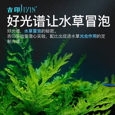 現貨 吉印刀鋒水草燈水族箱led燈全光譜草缸燈魚缸燈防水造景專業照明