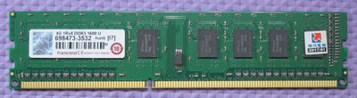 【DDR3寬版單面】創建 Transcend DDR3-1600 桌上型記憶體  4G  二手使用正常良品【原廠終保】