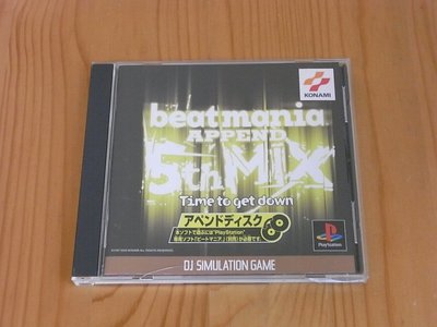【小蕙館】PS~ Beatmania - Append 5th Mix 節奏DJ 5th MIX (純日版) 有側標