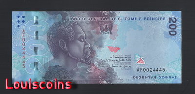 【Louis Coins】B1726-SÃO TOMÉ E PRÍNCIPE-2020聖多美普林西比紙幣,200