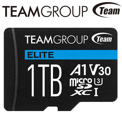 Team 十銓 1T 1TB ELITE microSDXC TF UHS-I U3 A1 V30 記憶卡