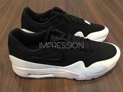 【IMPRESSION】NIKE AIR MAX 1 ULTRA MOIRE 黑白 殺人鯨 氣墊 慢跑鞋