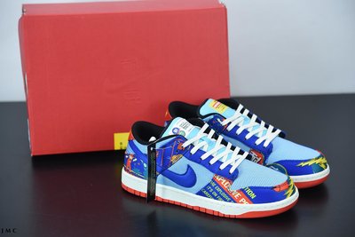 NIKE DUNK LOW CNY FIRECRACKER 藍紅鞭炮 休閒運動板鞋 男女鞋 DH4966-446