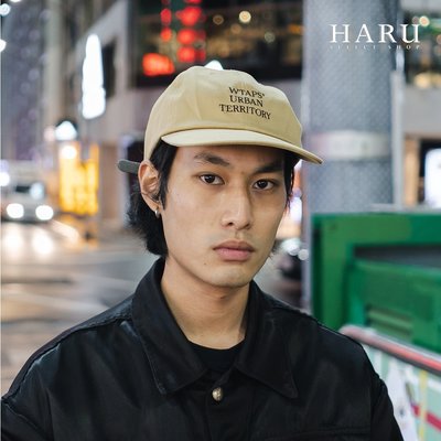 一元起標WTAPS WTAPS T-6L 01 CAP COTTON TWILL 刺繡卡其六分割老帽