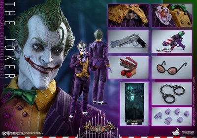 全新 Hot Toys VGM27 1/6 Batman 蝙蝠俠 阿卡漢瘋人院 The Joker 小丑