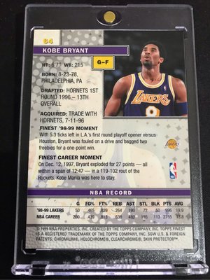 激レア 98-99 Topps Kobe Bryant コービーブライアント