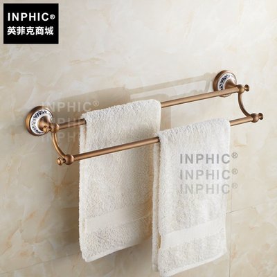INPHIC-陶瓷 仿古雙桿 浴室壁掛擺飾 毛巾架 浴室五金壁掛擺飾_S1360C