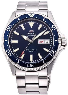 可議價【時間光廊】ORIENT 東方錶 藍水鬼 藍寶石水晶鏡面 自動上鏈 機械錶 潛水錶 公司貨 RA-AA0002L