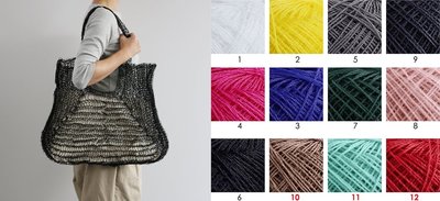 Daruma 布蕾3股線 購物袋材料包~日本進口紗線Pracord 3ply ~適編織購物袋、包包☆彩暄手工坊☆