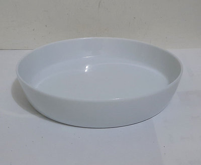 簡約純白圓形瓷盤 烤盤 深盤