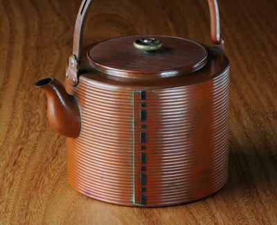 日本 純銅 古董 茶壺 藝術品 水壺 茶道具 茶 茶具 普洱 紅銅 鐵觀音 紫砂壺 銀壺 湯沸 急須 茶罐 錫罐 茶盤