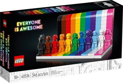 現貨 正版 樂高 LEGO 40516 彩虹人偶 EVERYONE IS AWESOME 346pcs 全新 公司貨