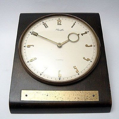 【timekeeper】  40年代德國製Kienzle包浩斯風格八日五石機械鐘(免運)