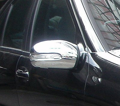 IDFR ODE 汽車精品 BENZ C W203 00-07  鍍鉻後視鏡蓋  電鍍後照鏡蓋