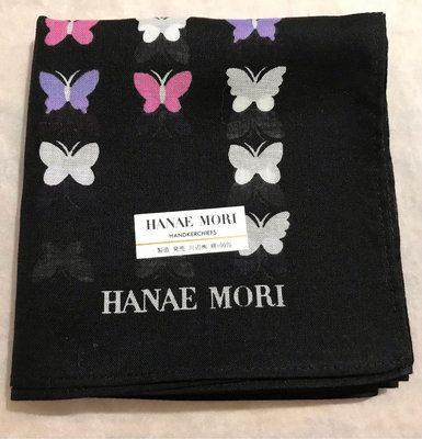 日本手帕   擦手巾  綿手帕  Hanae Mori  森英惠no.63-24 42cm