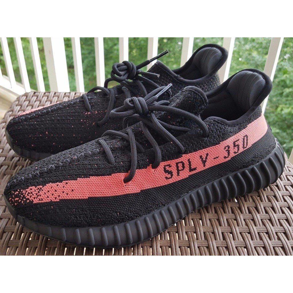 adidas YEEZY BOOST 350 V2 黑桃黑紅黑粉黑桃紅線條椰子男女BY9612現貨