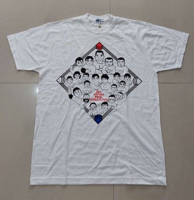 日本製 全日本職業摔角 三冠王 三澤光晴 川田利明 馬場 短tee 上衣 T恤